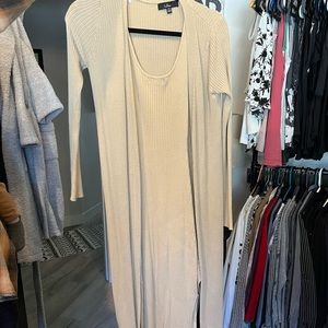 Sweater dress with jacket lulus xs